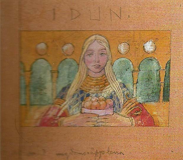 Carl Larsson idun med ungdomsapplena